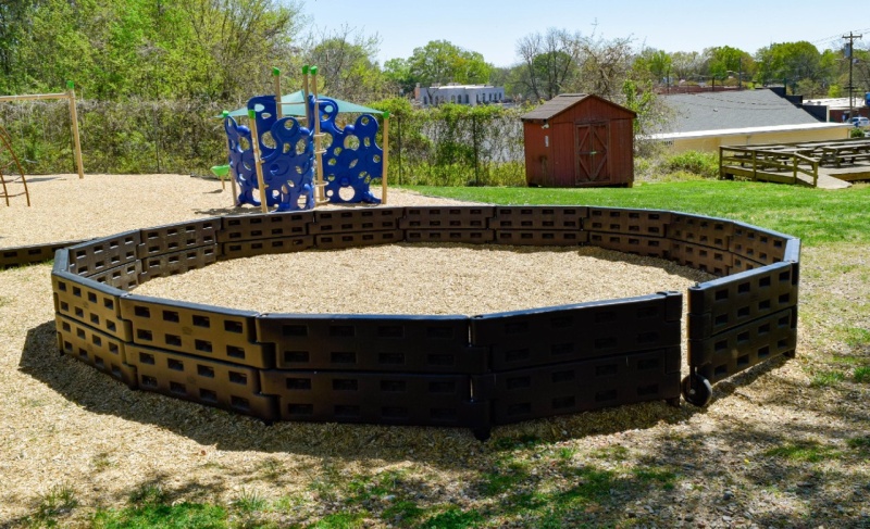 15' Gaga Pit Ball Game With ADA Gate and Stanchions