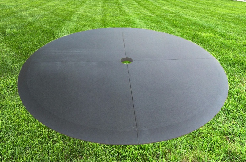 8' Circular Wear Mat - 4 Pieces