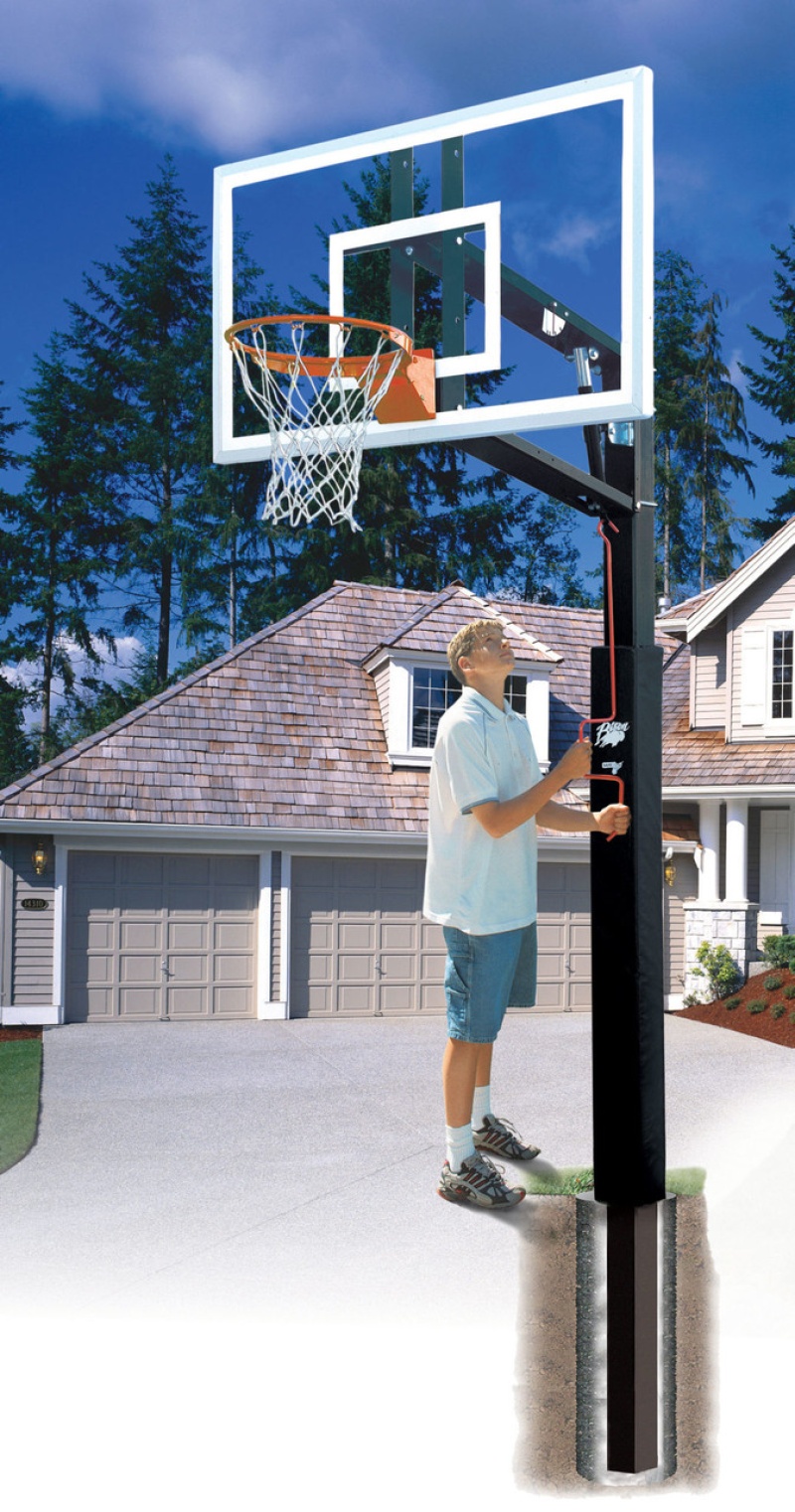 Lottery Pick Glass Basketball System