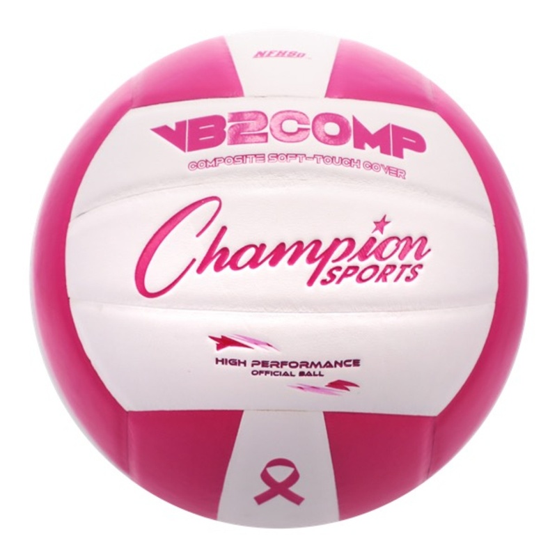 Competition Volleyball - Pink & White