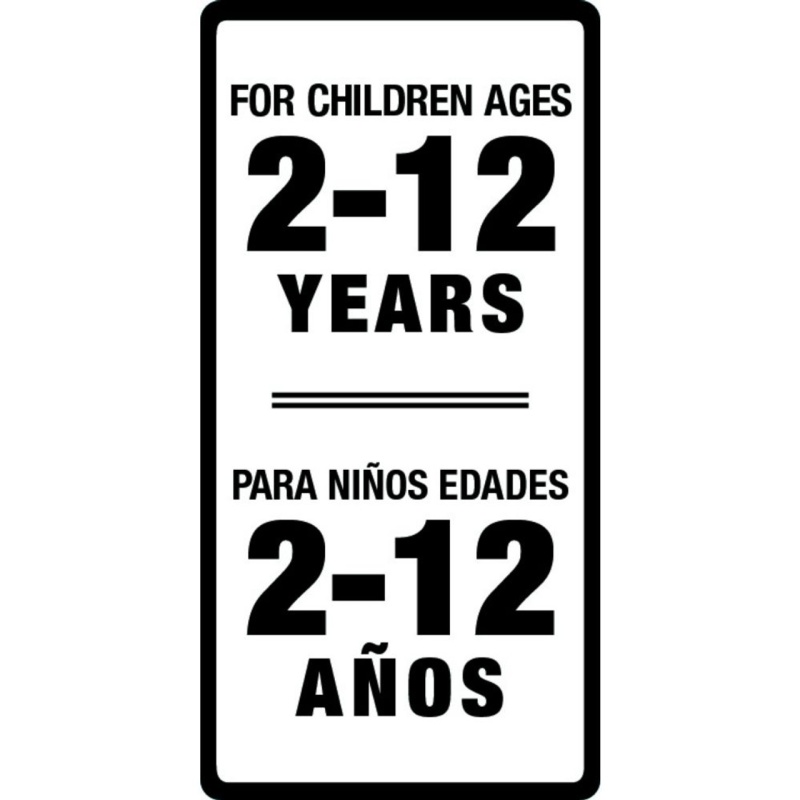 Age Group 2-12 Years Warning Label