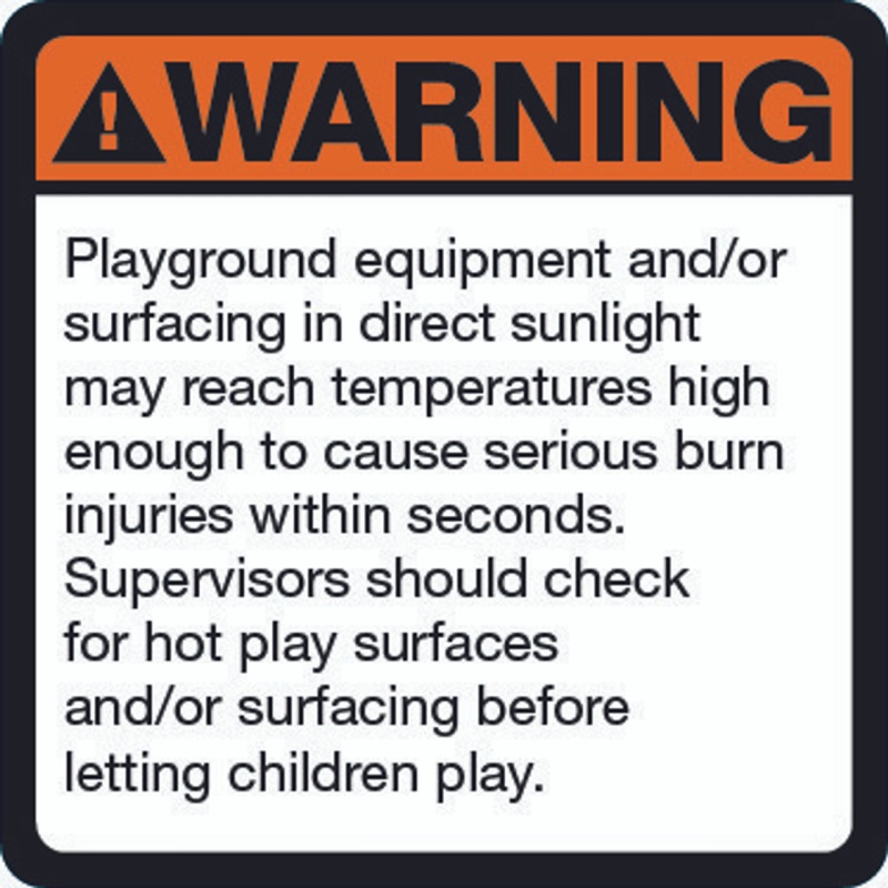 Hot Surface Warning Label