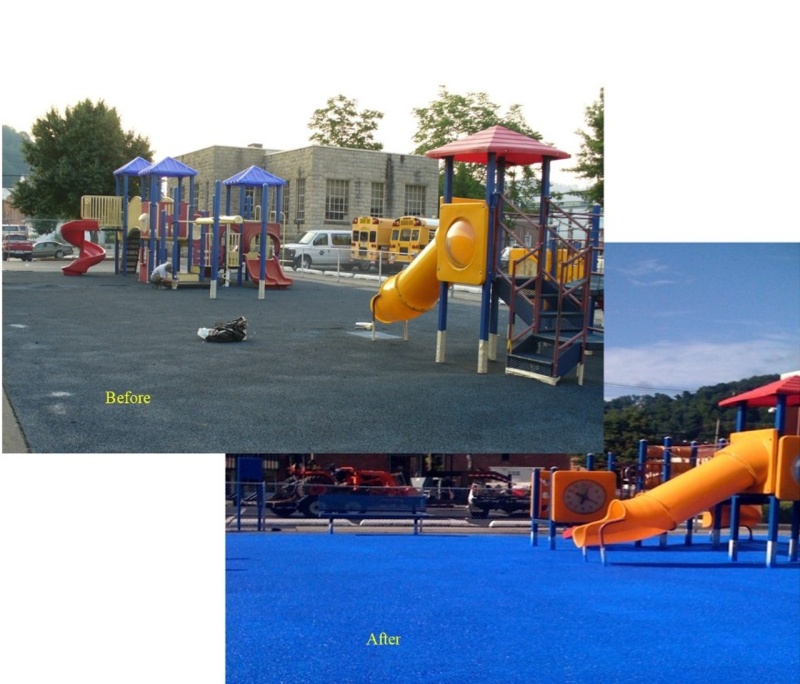 Top Coat Rubber Playground Surface Coating