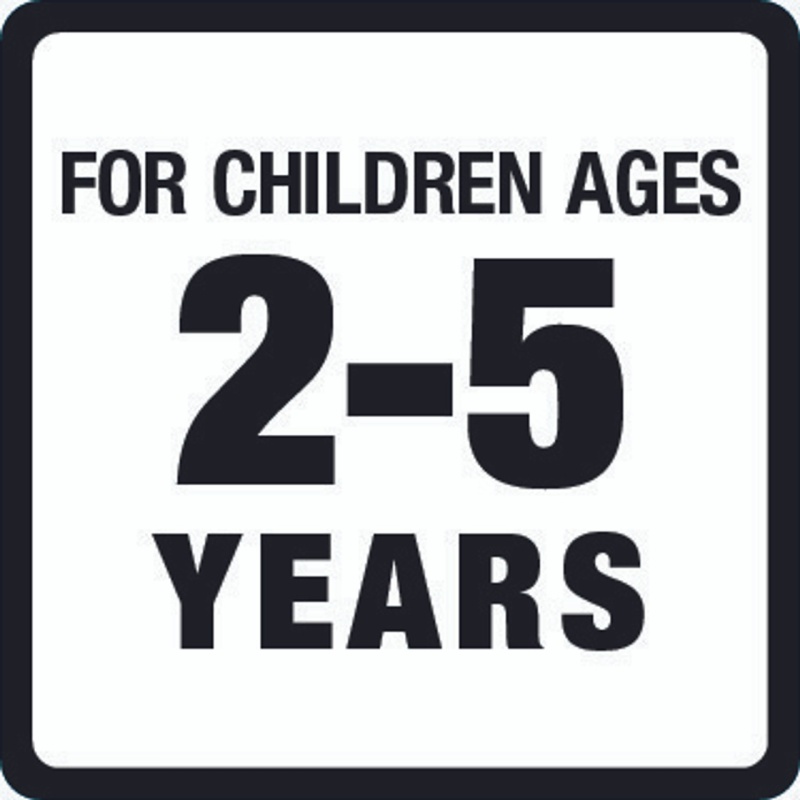 Warning Label Age Group 2-5 Years