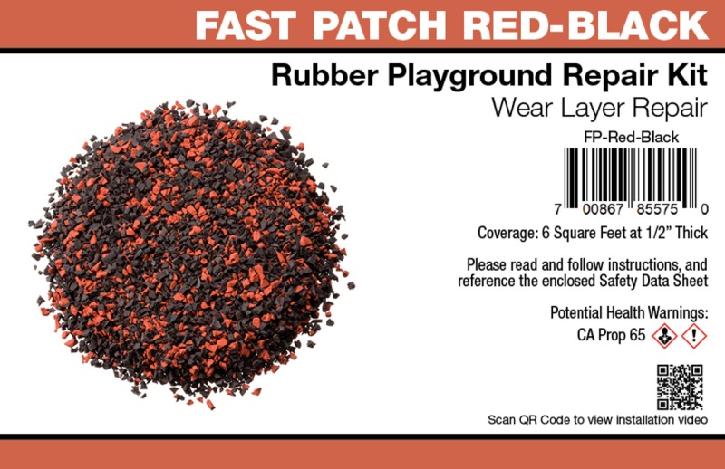 Fast Patch Red Black Surfacing Repair Kit