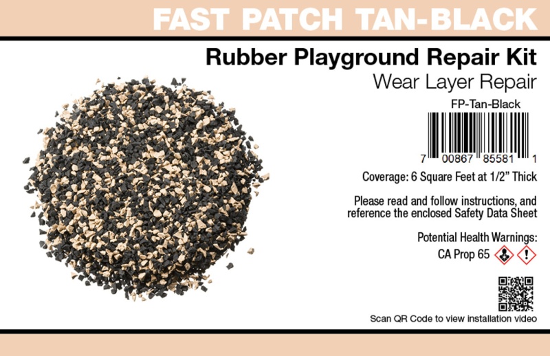 Fast Patch Poured-In-Place Rubber Surface Repair Kit