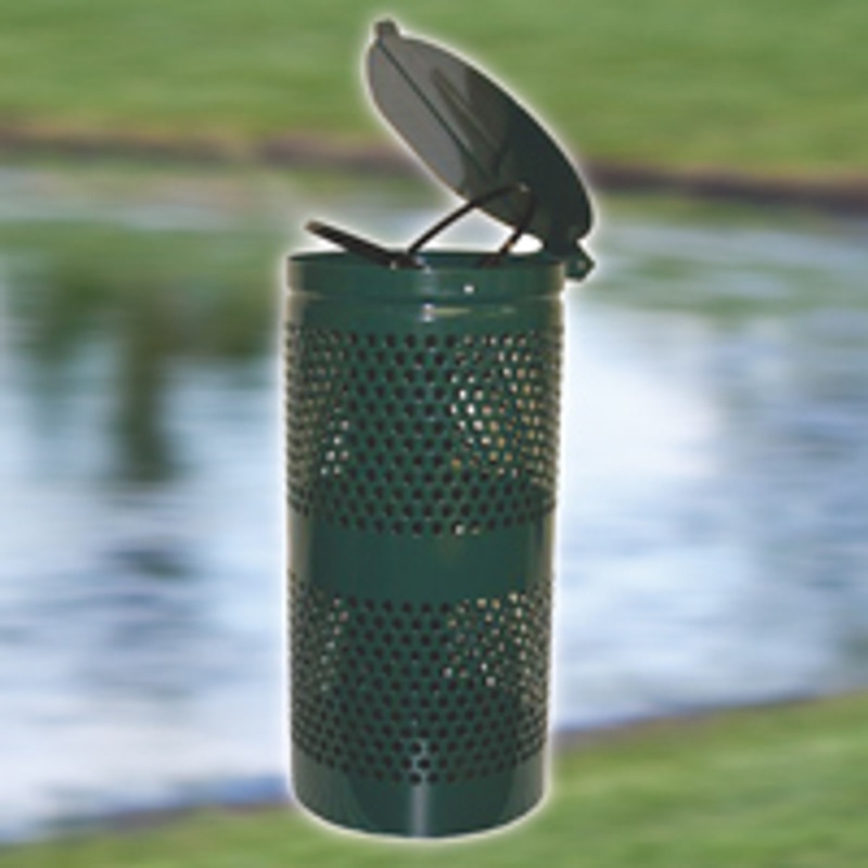 10 Gallon Aluminum Waste Receptacle