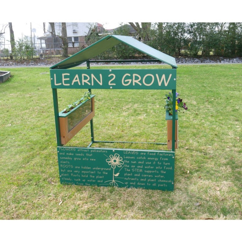 Learn 2 Grow Playhouse With 2 Root View Planters