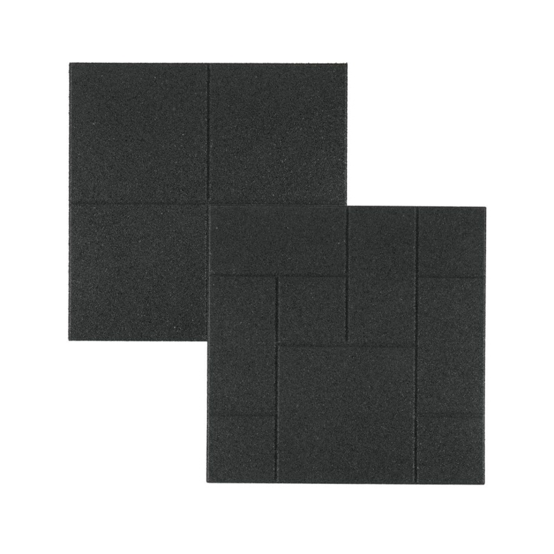 24" Dual-Sided Rubber Paver