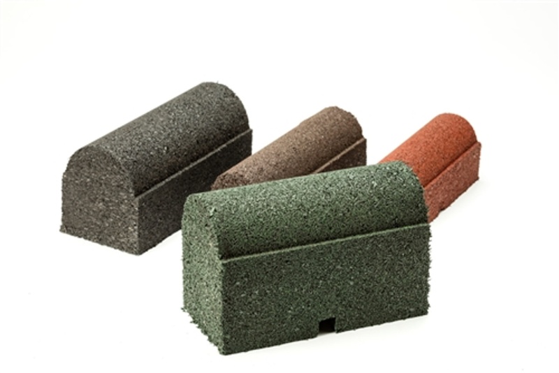 6" x 8" x 92" Rubber Playground Border