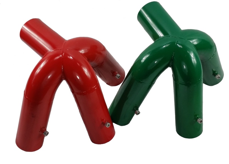 3 1/2" Heavy Duty 3 Leg End Frame Fitting