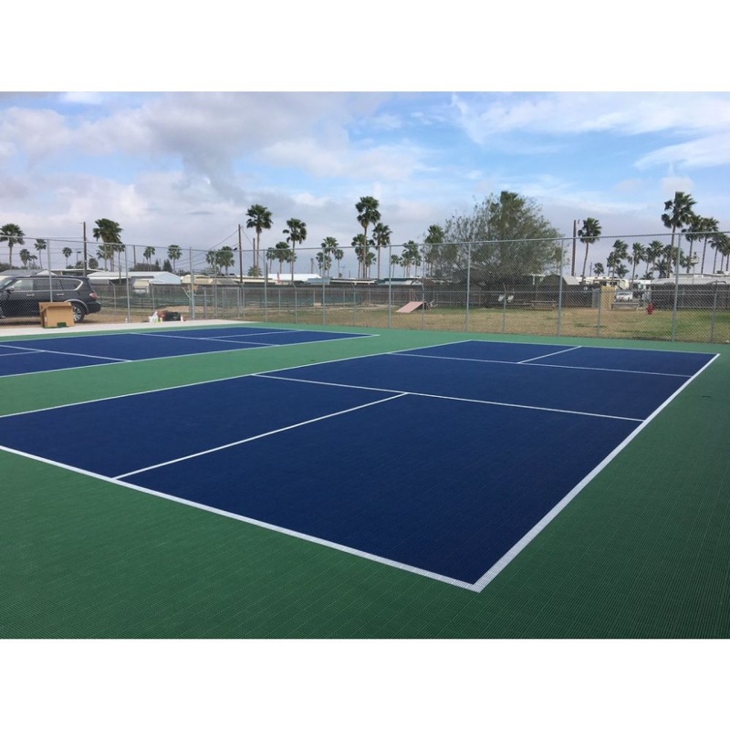 Pickleball Flooring Kit - TopCourt Tiles - 60' x 30' Full Court