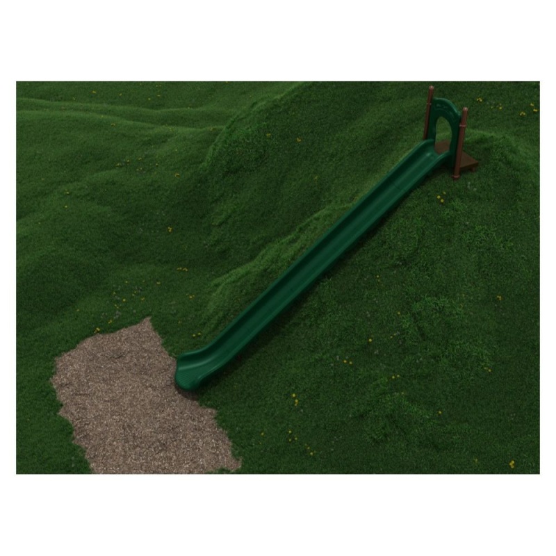 18.3 Ft Bed Length Single Straight Embankment Slide