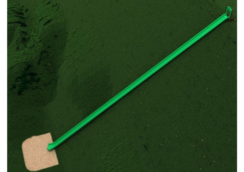75-Feet Bed Length Single Straight Embankment Slide