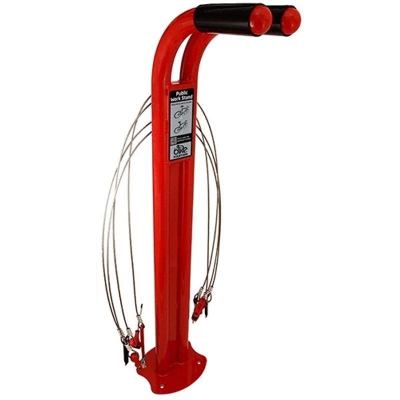 Public Work Bike Stand With Tools