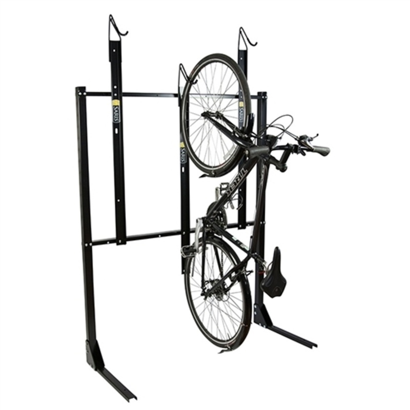 3-Bike Non Locking Wall Mount Bike Rack