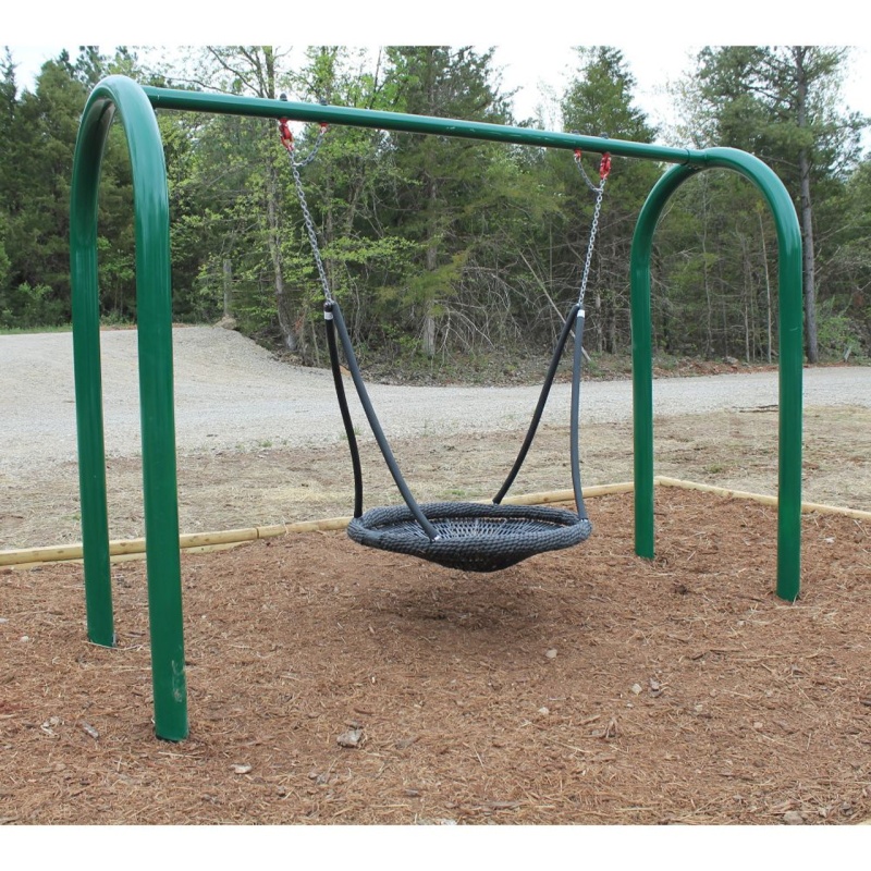Bird's Nest Seat Swing - 8 Feet High Arch Post