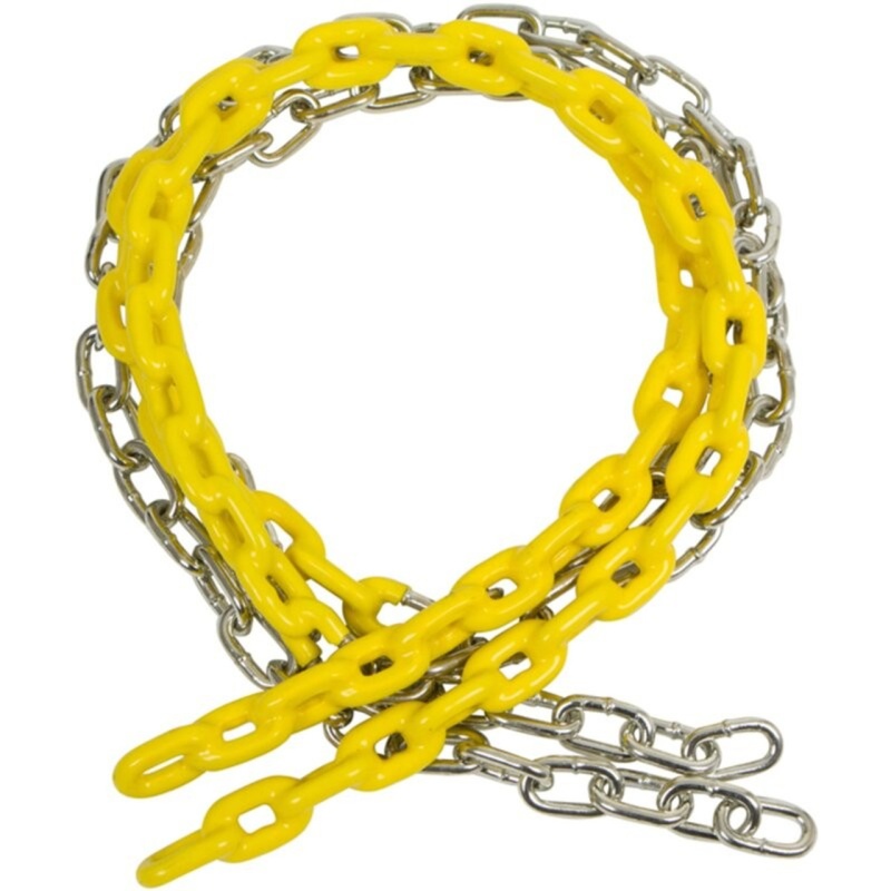 3/16 Inch Yellow Plastisol Coated Swing Chain