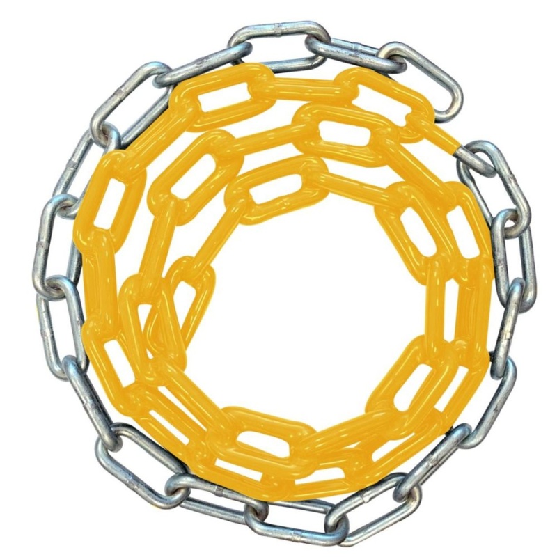3/16 Inch Plastisol Coated Swing Chain