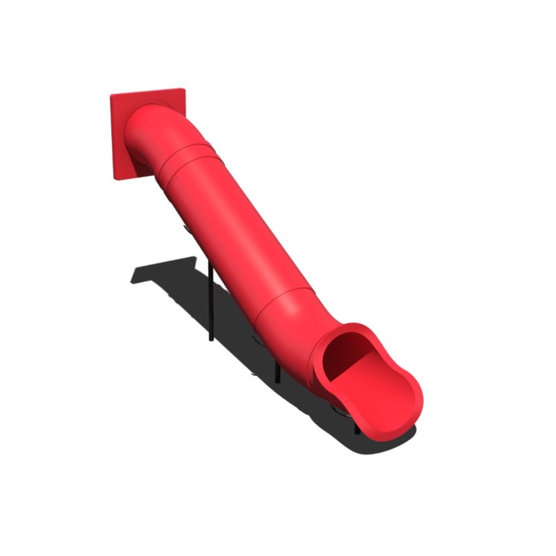 6' Deck Height 30" Diameter Tube Slide