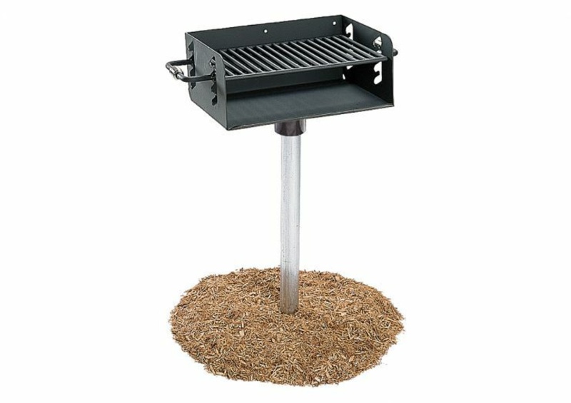 Rotating Pedestal Grill With 3 1/2" Post