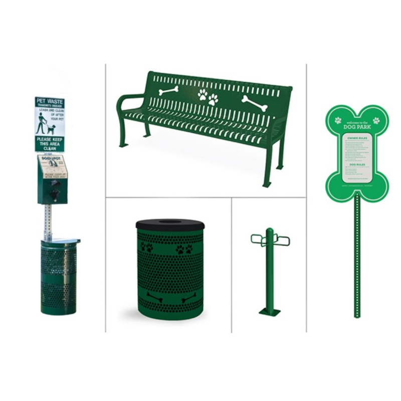 Deluxe 5 Piece Dog Park Amenities Kit