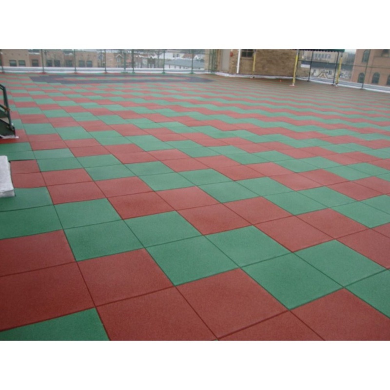 22" x 44" Pave-Land Rubber Tile