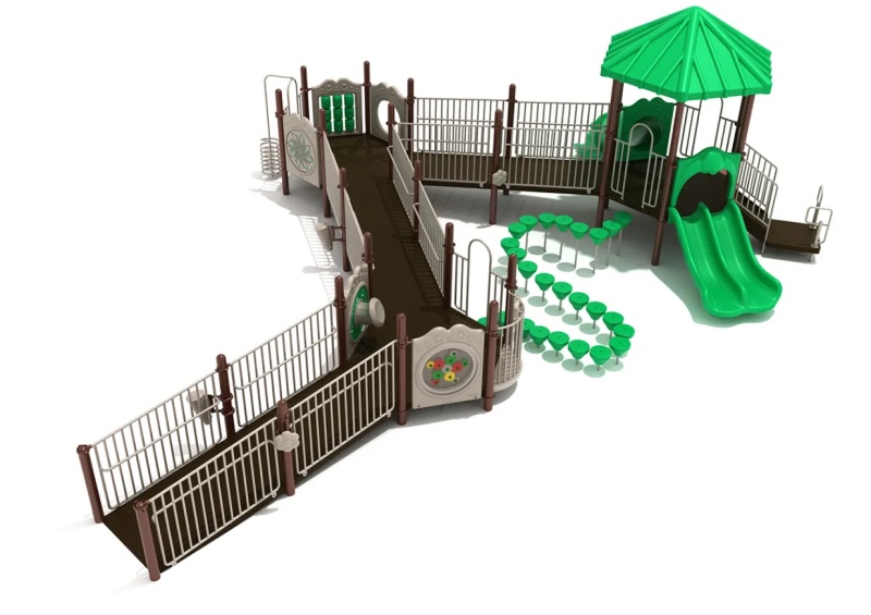 Charles Mound Fully Accessible Playground Equipment