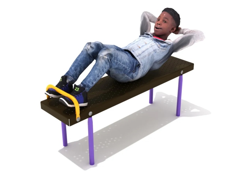 Straight Sit Up Bench for Kids - Elevate Playtime to Fitness