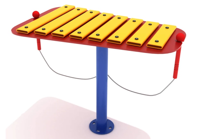 Colorful Outdoor Glockenspiel for Kids