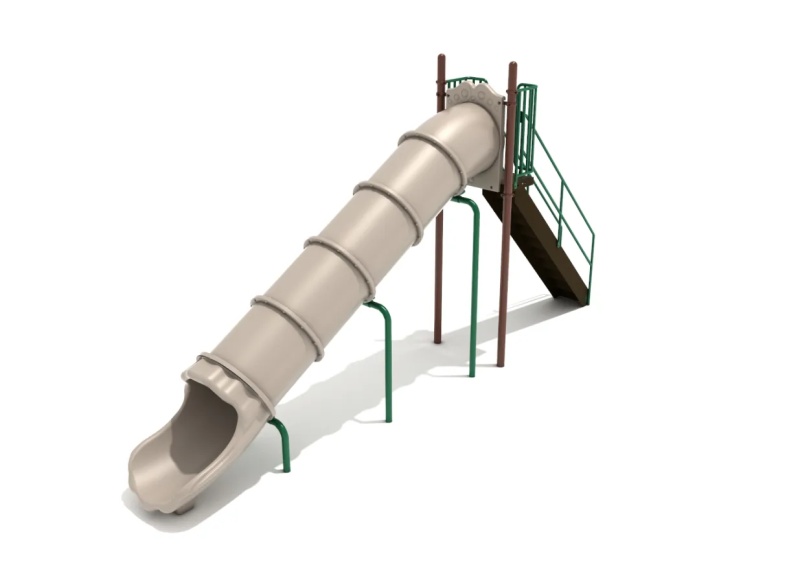7 Foot Straight Tube Slide - Imaginative Play Awaits
