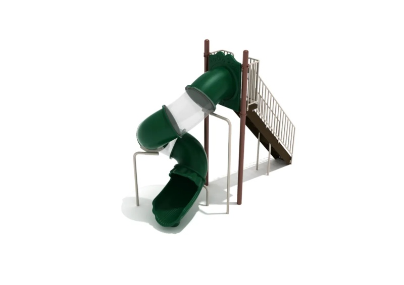 8 Foot Spiral Tube Slide for Thrilling Outdoor Play